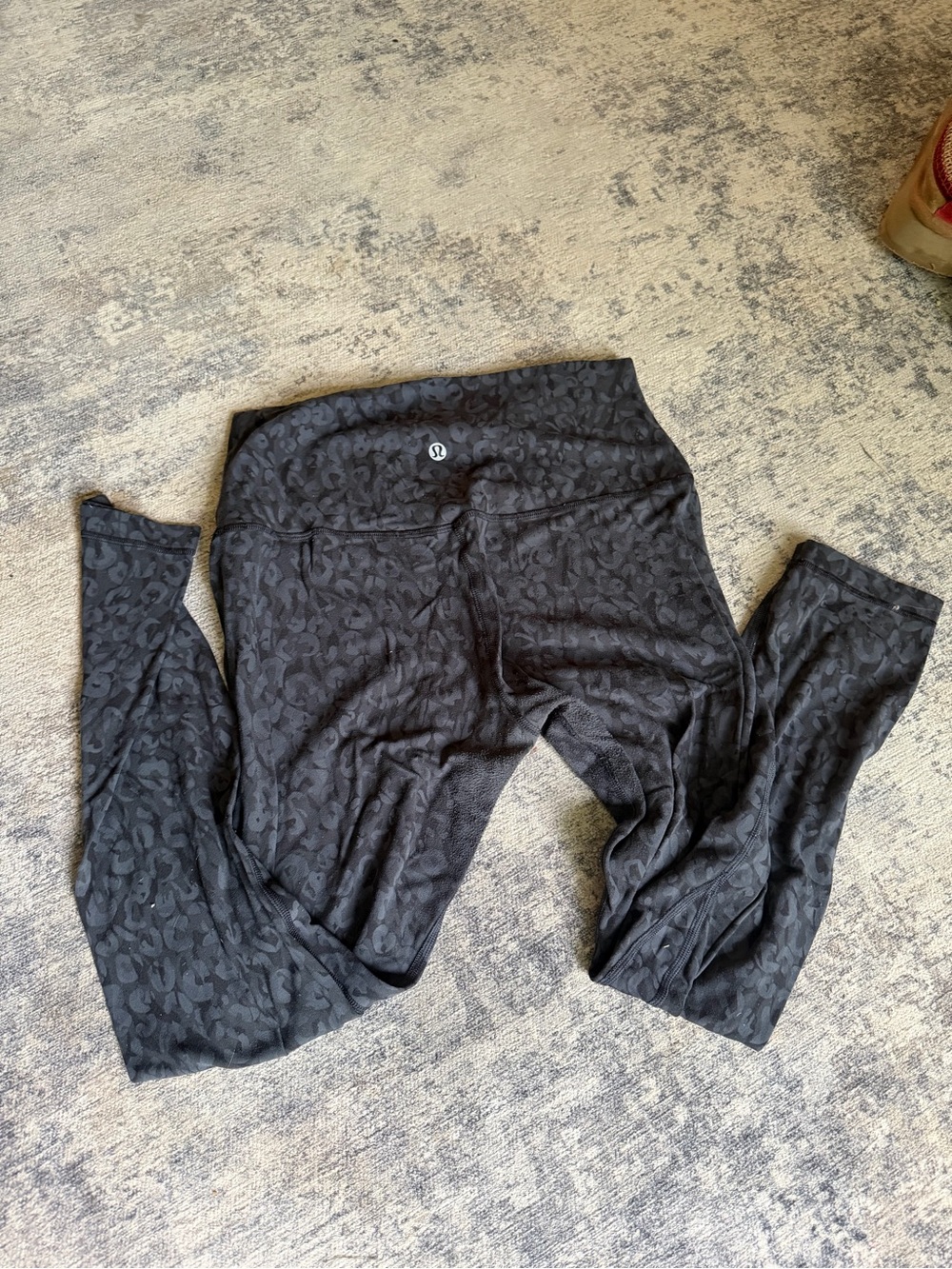 lululemon athletica Black Subtle Animal Print Leggings